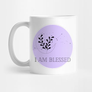Affirmation Collection - I Am Blessed (Purple) Mug